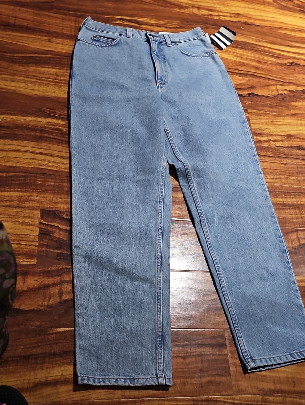 Lands' End Light Blue High-Rise Misses Jeans  Natural Fit Blue Size 10/29 NWT